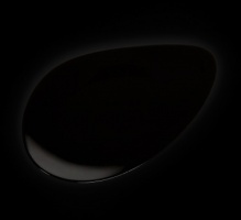 Тарелка овальная «Corone» 360 мм черная фк012/1