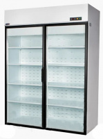 Шкаф холодильный ENTECO СЛУЧЬ 1400 ШСн стеклянная дверь