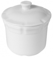 Чаша фарфор для супа CAMEO IMPERIAL WHITE с крышкой 270мл D10см H11см 210-344