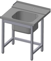 Стол с ванной моечной ITERMA 430 СБ-251/876мп COM