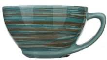 Чашка чайная Борисовская Керамика Скандинавия СНД00009819 керамика, 250мл, голуб., коричнев.