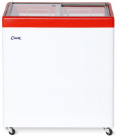 Ларь морозильный СНЕЖ МЛП-350 (красный)