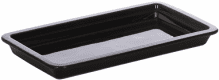 Гастроемкость керамическая «Corone» GN 1/3 322х168х30 мм черная [LQ-QK15077-K] фк094