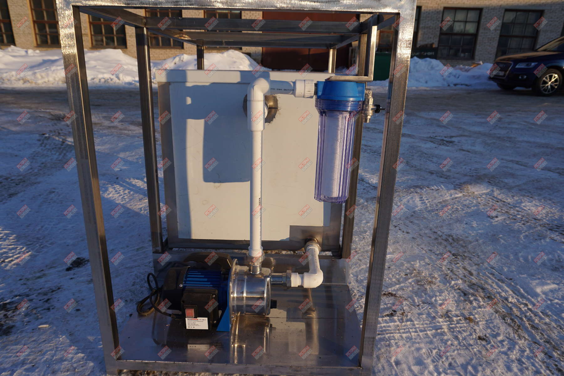  станция EVG обратной циркуляции воды на 180 литров  по .