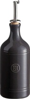 Бутылка для масла или уксуса EMILE HENRYGourmet Style 021579 керамика, 450 мл, D=7,5 см, темно-серый