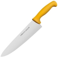 Нож поварской PROHOTEL AS00301-05Yl сталь нерж., пластик, L=380/240, B=55мм, желт., металлич.