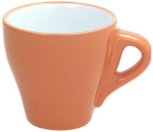 Чашка кофейная TOGNANA Колорс KL115100780 фарфор, 100мл, оранжевый