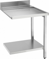 Стол простой SMEG WTX5700R выходной 700 для посудомоечных машин