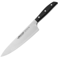 Нож поварской ARCOS 160600 сталь нерж., полиоксиметилен, L=34, 8/21см, металлич., черный