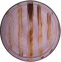 Тарелка круглая WILMAX Scratch WL-668720/A фарфор, D=28 см, лавандовый