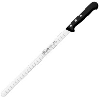 Ножи для тонкой нарезки ARCOS 284004 сталь нерж., полиоксиметилен, L=410/290, B=17мм, черный, металл