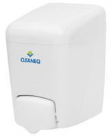 Дозатор для жидкого мыла CLEANEQ AC84022CLQ 400 мл, пластик, белый