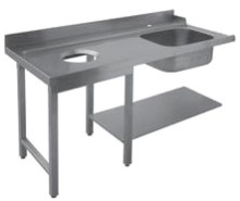 Стол для грязной посуды APACH 75446 с отверстием для отходов
