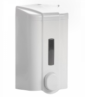 Дозатор для жидкого мыла LUXSTAHL 9109 1 л, пластик, белый/серый