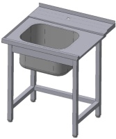Стол с ванной моечной ITERMA 430 СБ-251/876мл COM