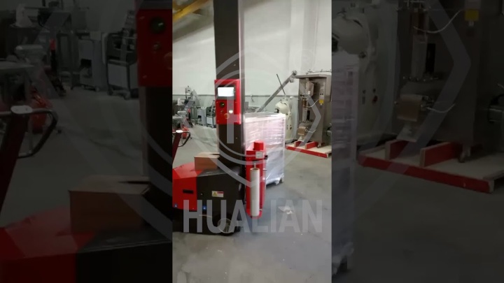 Мобильный обмотчик HL 600B каретка с предварительным растяжением Hualian Machinery
