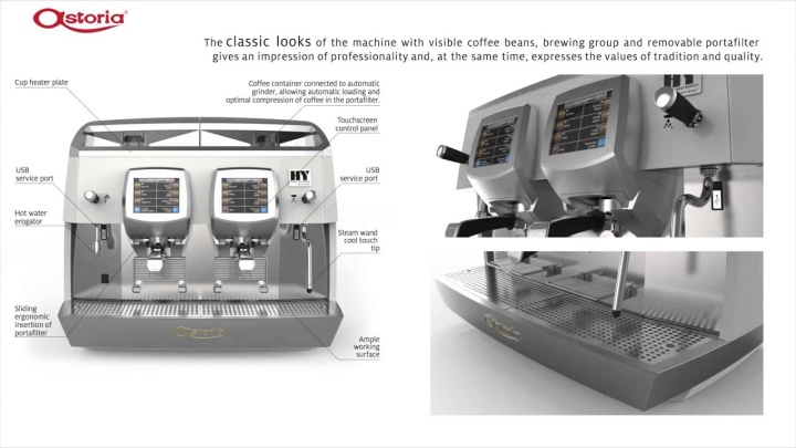 Astoria HYbrid coffee machine