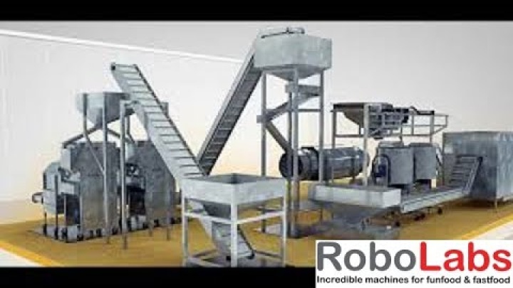 Robolabs commercial popcorn production line