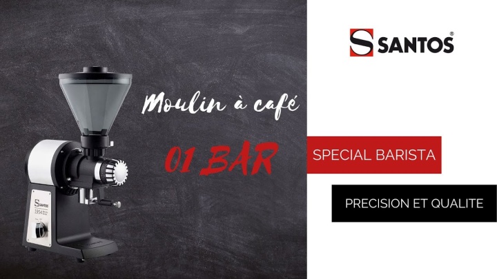 SANTOS Moulin à café n°01BAR - Edition Barista FR