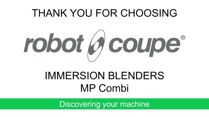 Robot-Coupe MP Combi Your machine