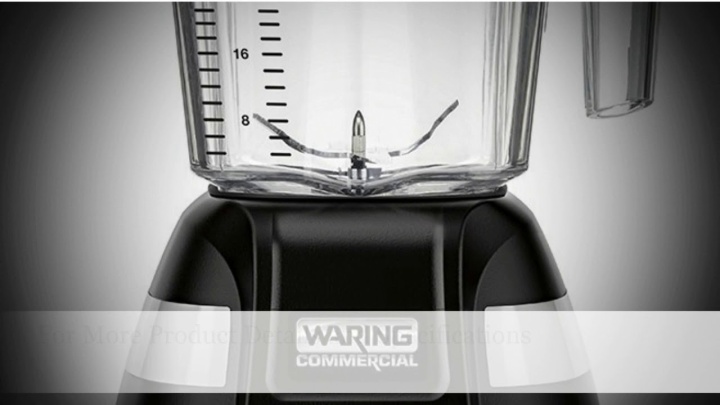 Waring Commercial BB320 bar Blender with Electronic Keypad, Black