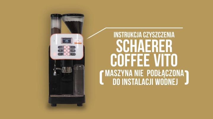Film czyszczenie odkamienianie Schaerer Coffee VITO bez stałego podłączenia do wody