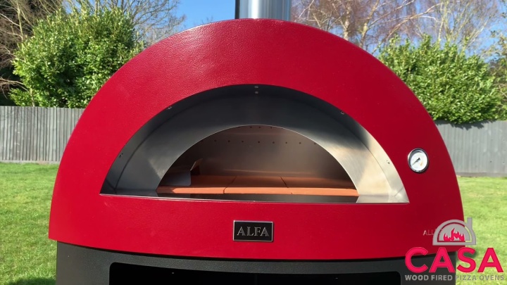 Alfa Forni Red Allegro by Casa wood Fired Pizza Ovens