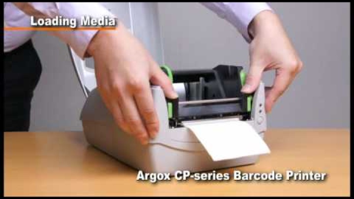 Argox CP-series printer - media & ribbon installation