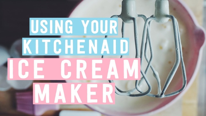 Using your KitchenAid Ice Cream Maker