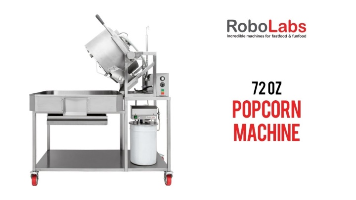 72 oz Kettle Popcorn Machine  by Robolabs