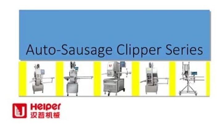 Sausage Production Line, Automatic Sausage Clipper, Double Clipper, Industrial Sausage Clipper
