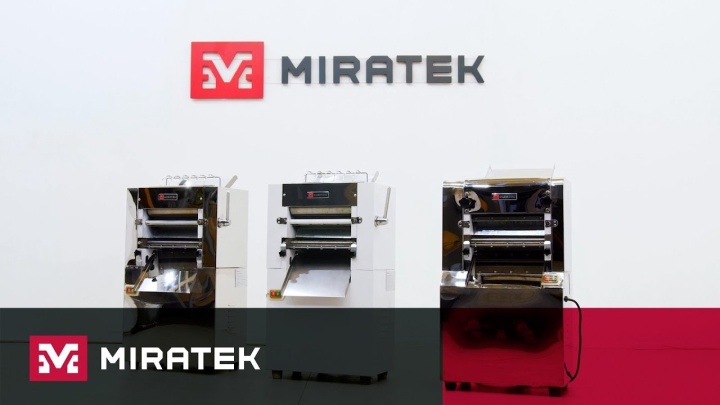 Лапшерезательные тестораскаточные машины для крутого теста Miratek KX и Miratek KL