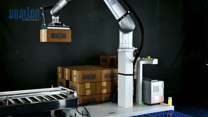 Automatic Robotic Palletizer Systems For Carton Hualian HPR-25