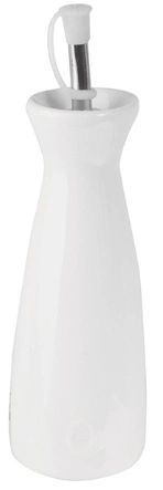 Бутылка для уксуса KUNSTWERK A5292 фарфор, 250мл, D=62, H=167, L=6/2мм, белый