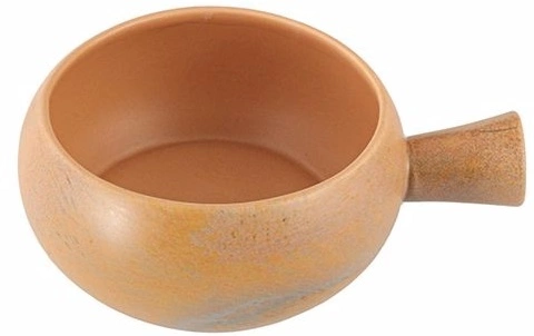 Салатник PORLAND Stoneware Savanna 368614 фарфор, D=14, H=6,3 см, коричневый