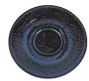 Блюдце PORLAND Rock 135716 фарфор, D=16 см, коричневый/голубой