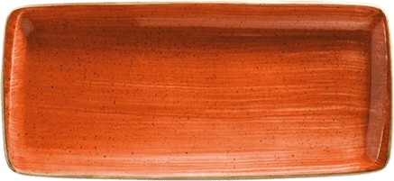 Блюдо прямоугольное BONNA Аура Терракота ATCMOV35DT фарфор, L=34, B=16 см, терракотовый