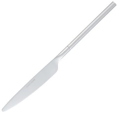 Нож столовый KUNSTWERK Дистрикт Сильвер Мэтт D034-5/matt нерж.сталь, L=22,5, B=1,8см, матовый серебр
