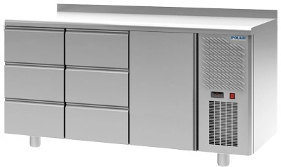 Стол холодильный с бортом POLAIR TM3-330-G