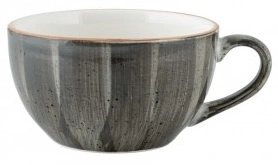 Чашка чайная BONNA Аура Спейс ASCRIT04CPF фарфор, 250 мл, D=9,6, H=5,6 см, темно-серый