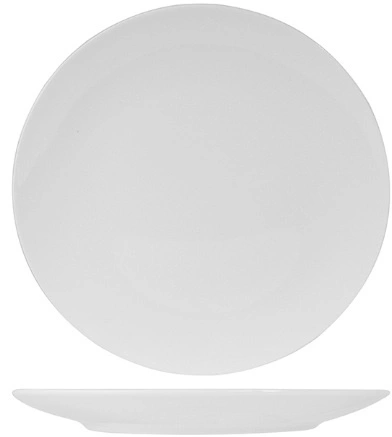 Тарелка мелкая без борта KUNSTWERK A0017 фарфор, D=20, H=2см, белый