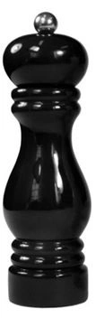 Мельница для соли из бука, черная лакированная, 19 cm Bisetti 7151MSLNL