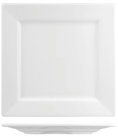 Тарелка квадратная KUNSTWERK 9904004/P5123121 фарфор, H=19, L=212, B=212мм, белый