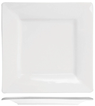 Тарелка квадратная KUNSTWERK A2751 фарфор, H=17, L=220, B=220мм, белый
