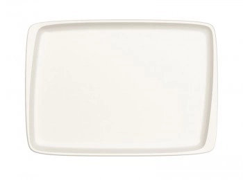 Блюдо прямоугольное BONNA Уайт MOV41DT фарфор, L=36, B=25 см, белый
