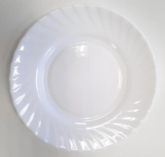 Тарелка пирожковая NORMA Triana опаловое стекло, D=15,5 см, белый