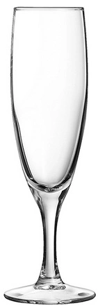 Бокал для шампанского ARCOROC Элеганс 56416 стекло, 130 мл, D=4,6, H=17,6 см, прозрачный