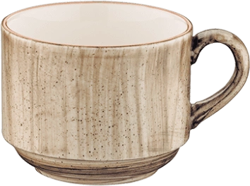 Чашка кофейная BONNA Аура Террин ATRBNC01CF фарфор, 210 мл, D=8,2, H=6,5 см, коричневый