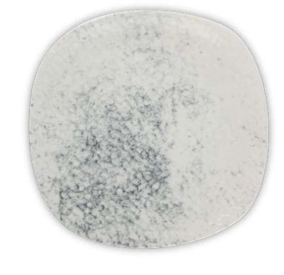 Тарелка квадратная PORLAND Smoky 04ALM004496 фарфор 27 см, белая