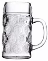 Кружка для пива PASABAHCE Паб 80219 стекло, 630 мл, D=7,5, H=16 см, прозрачный